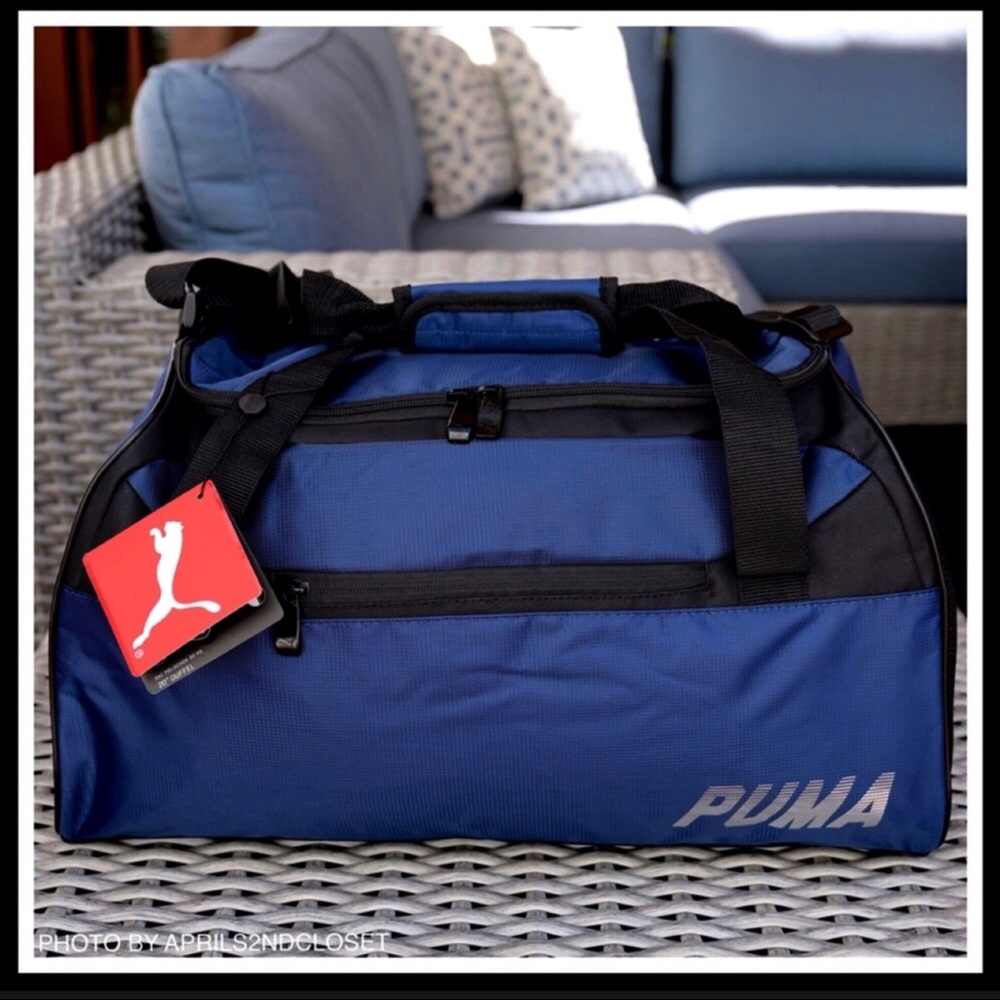 PUMA LOGO LARGE DUFFEL TRAVEL BAG - Picture 6 of 7